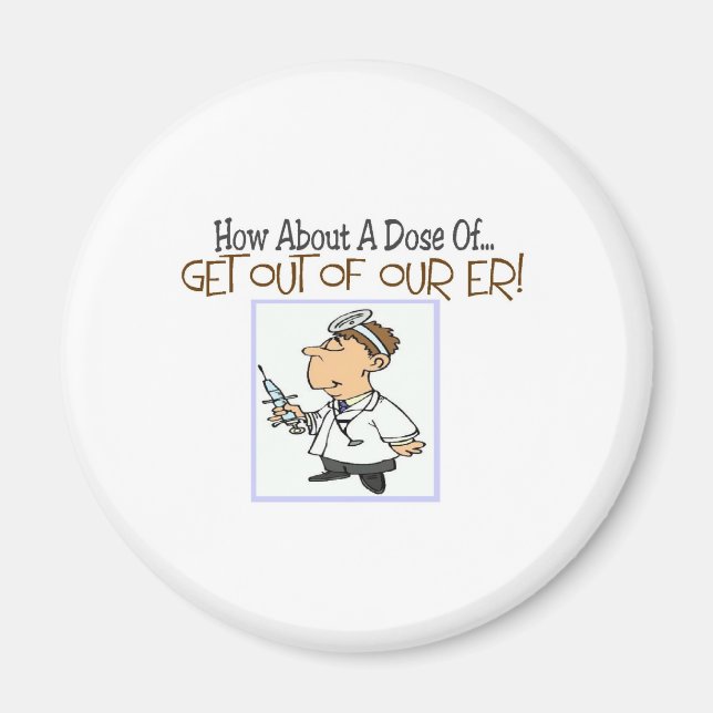 ER Nurse Funny Gifts Magnet (Front)