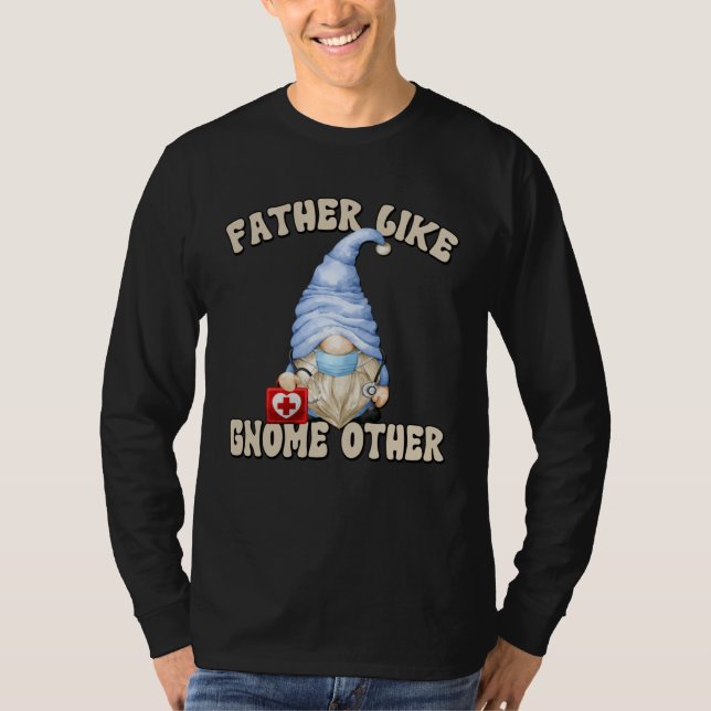 ER Nurse Gnome Graphic For Men And Emergency Nurse T-Shirt (Front)