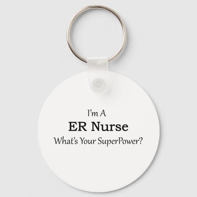 ER Nurse Keychain (Front)