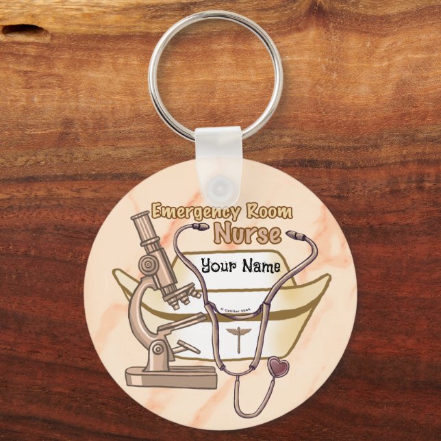 ER Nurse  Keychain (Front)