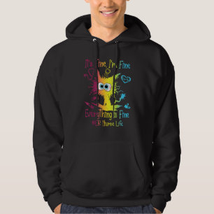 ER Nurse Life Everything Is Fine Colorful Hoodie
