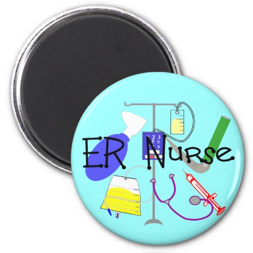 ER Nurse Medical Equipment Design Magnet