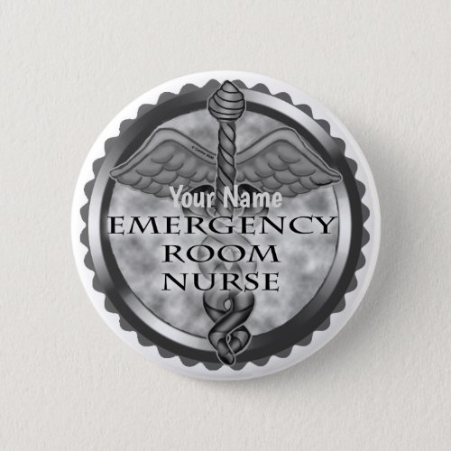 ER Nurse Nurse custom name pin