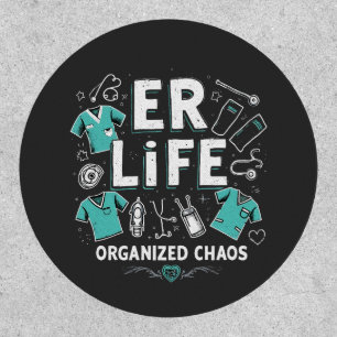 ER Nurse Organized chaos Funny Healthcare Nursing Patch