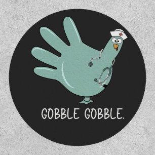 ER Nurse Turkey Gobble Squad ER Nurse Thanksgiving Patch