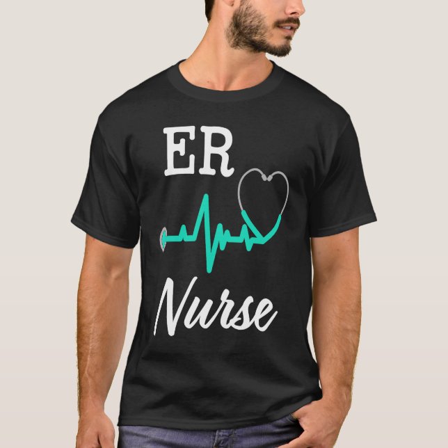 ER Nurse womens  Emergency Room Nursing RN T-Shirt (Front)