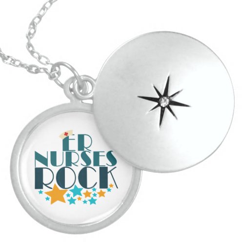 ER Nurses Rock Locket Necklace