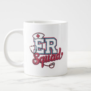 ER Squad, Emergency Room, Nurse Shirt, Doctor Gift Giant Coffee Mug