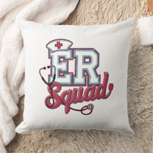 ER Squad – Emergency Room Team Throw Pillow