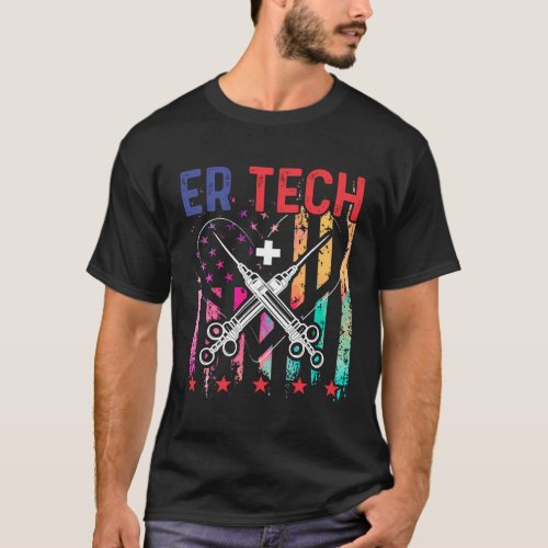 Er Technician Emergency Room Tech T_Shirt