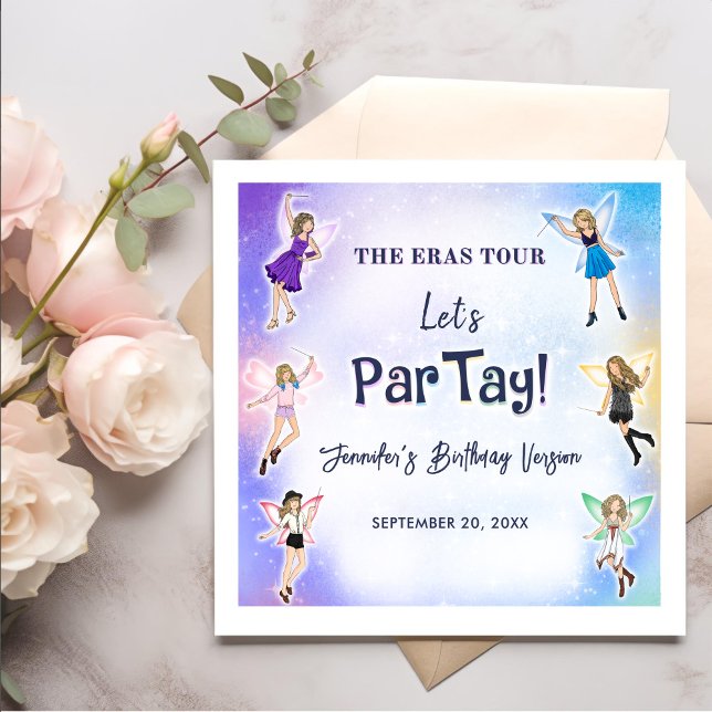 Era Birthday Party Paper Dinner Napkins (Creator Uploaded)