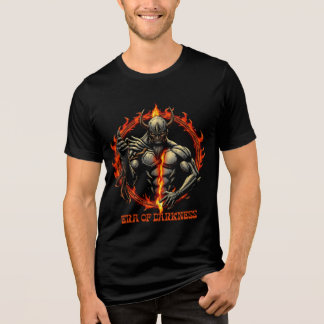 Era of Darkness T-Shirt – Ember-Ring Warrior Emble Tri-Blend Shirt