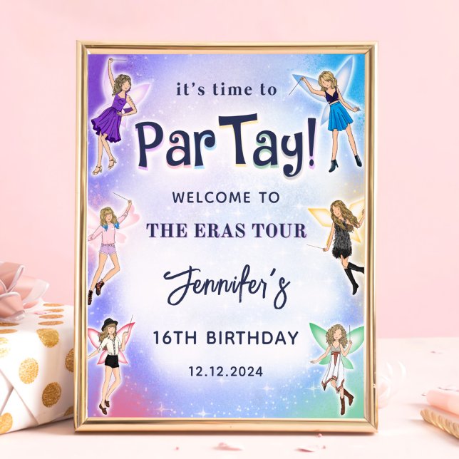 Eras Birthday Party Welcome Poster (Creator Uploaded)