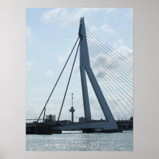 Erasmusbrug en Euromast Poster