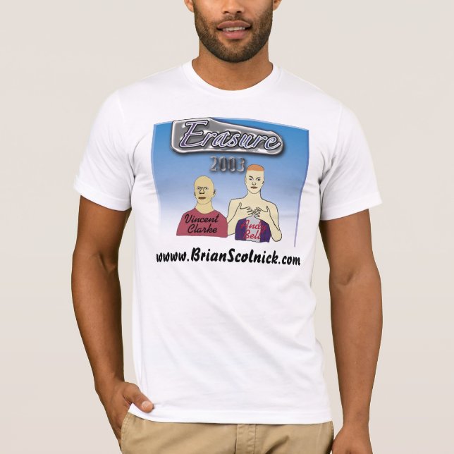Erasure 2003 artwork T-Shirt (Front)