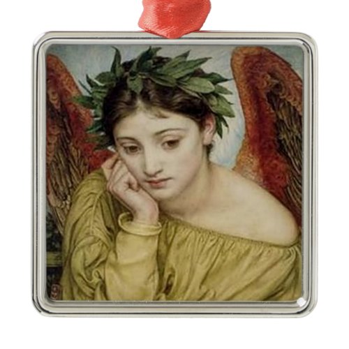 “Erato, Muse of Lyric Poetry” Metal Ornament