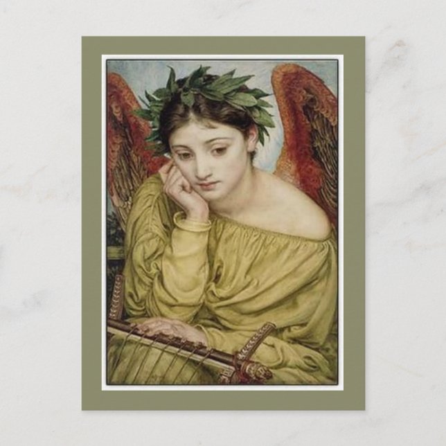 Erato, Muse of Lyric Poetry Postcard (Front)