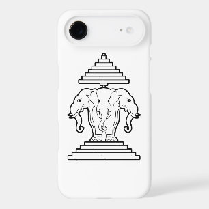 Erawan Three Headed Elephant Lao / Laos Flag Case- iPhone 17 Air Case