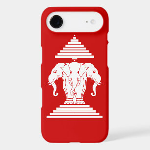 Erawan Three Headed Elephant Lao / Laos Flag iPhone 17 Air Case