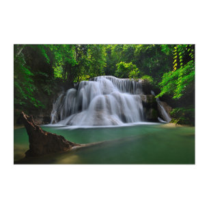Erawan Waterfall   Kanchanaburi, Thailand Acrylic Print