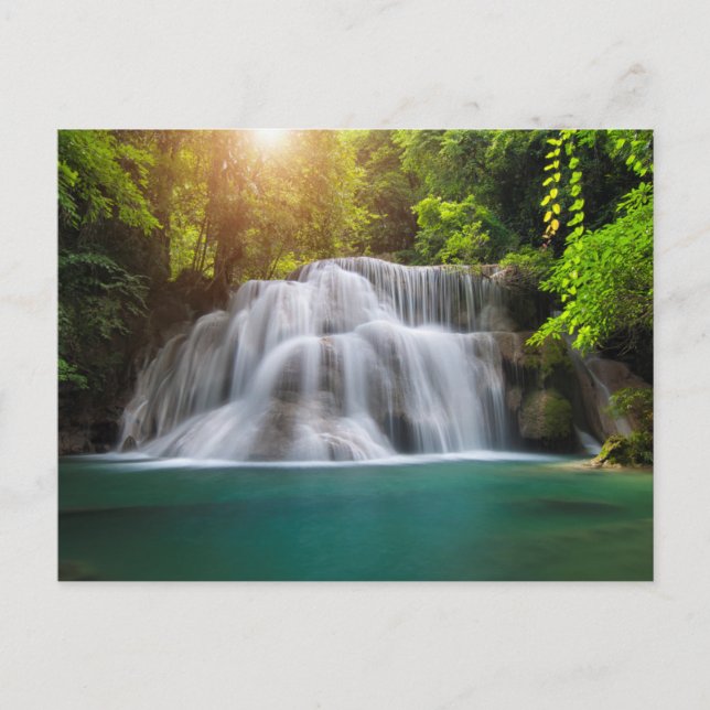 Erawan Waterfall | Kanjanaburi Thailand Postcard (Front)