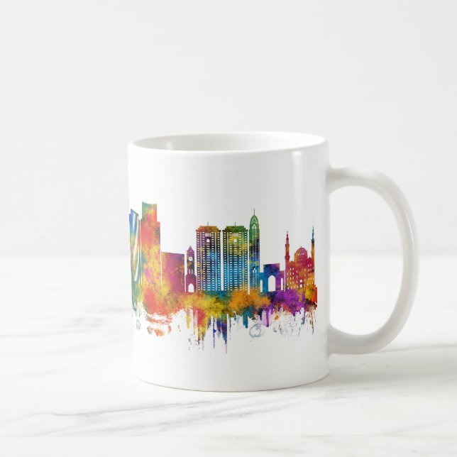 Erbil Iraq Skyline Coffee Mug (Right)