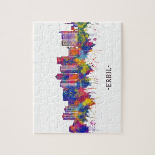 Erbil Iraq Skyline Jigsaw Puzzle