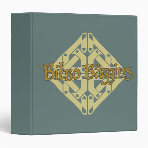 Erebor _ BILBO BAGGINS Name Binder