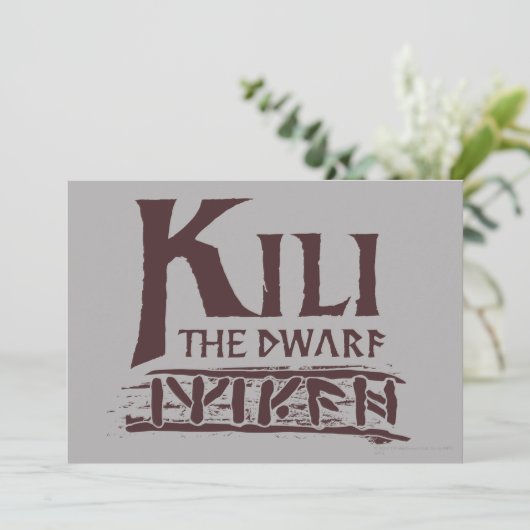 Erebor - Kili Name (Standing Front)