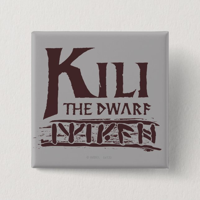 Erebor - Kili Name Button (Front)