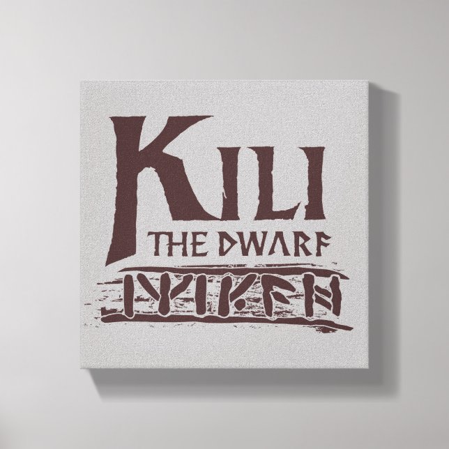 Erebor - Kili Name Canvas Print (Front)