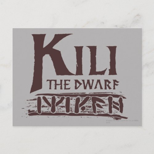 Erebor _ Kili Name Postcard