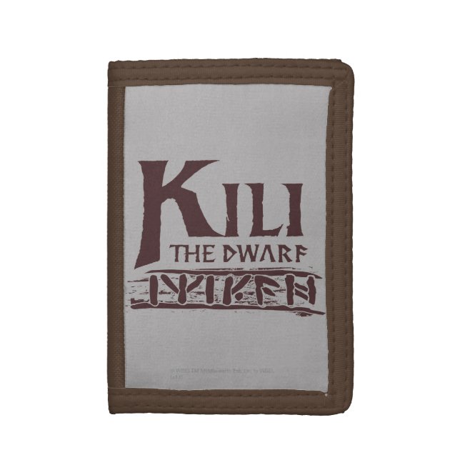 Erebor - Kili Name Trifold Wallet (Front Vertical)