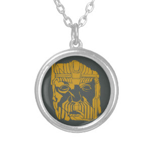 Erebor Statue Symbol Silver Plated Necklace