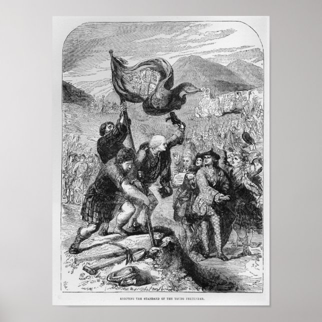 Erecting the Standard of the Young Pretender Poster (Front)