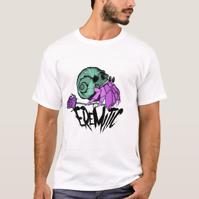 Eremitic Crab & Skull T-Shirt (Front)