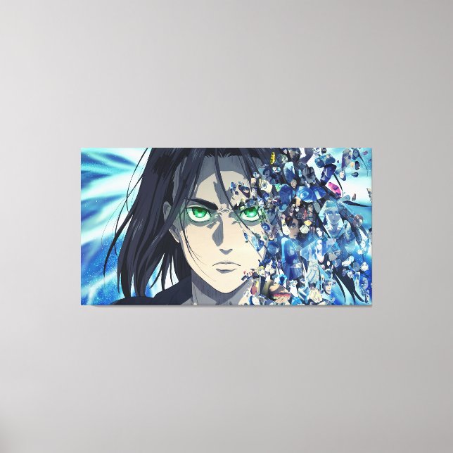 Eren Yeager Canvas Print (Front)