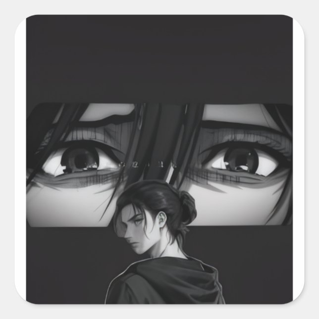 Eren Yeager Final Season Aesthetic Anime Sticker (Front)