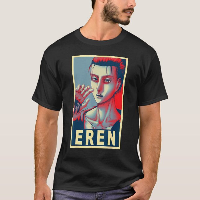 Eren Yeager Poster T-Shirt (Front)