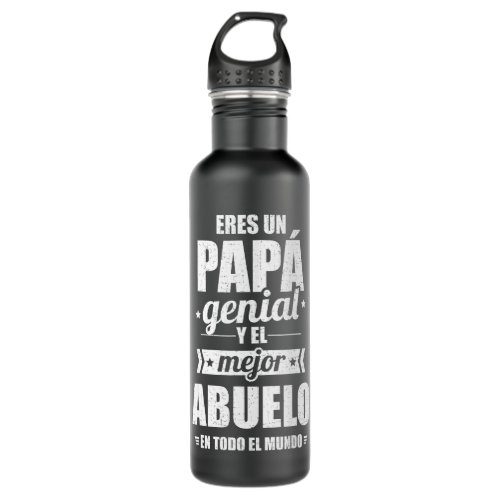 Eres un pap genial y el mejor abuelo en todo el m stainless steel water bottle