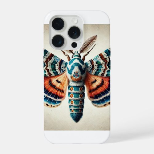 Eretmocera moth 270624IREF102 _ Watercolor iPhone 15 Pro Case