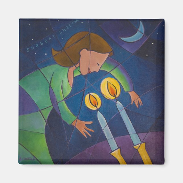 Erev Shabbat II Magnet (Front)