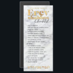 Erev Shabbos Checklist Marble Magnetic Reminder<br><div class="desc">Our Erev Shabbos Checklist Magnetic Reminder is an elegant, classy way to be sure that everything gets done with plenty of time to spare on Erev Shabbos! We never light shabbos candles before running down this handy list. Includes space for you to personalize with your family name. PLUS, if you...</div>