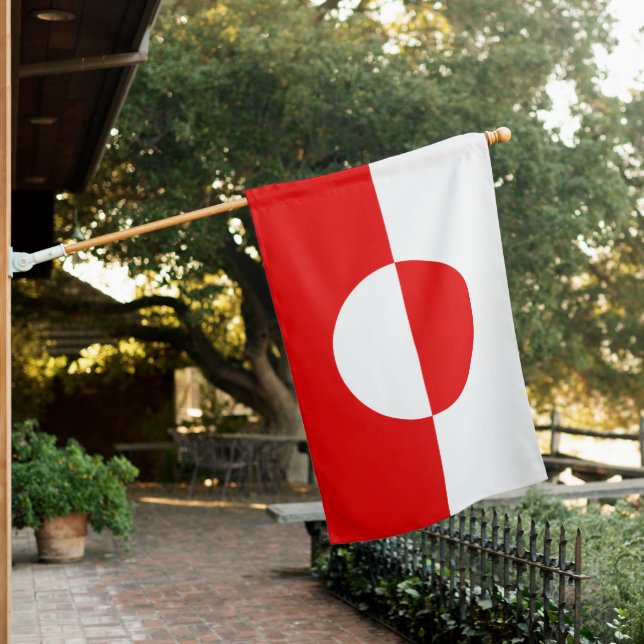 Erfalasorput Greenland  House Flag (In SItu)