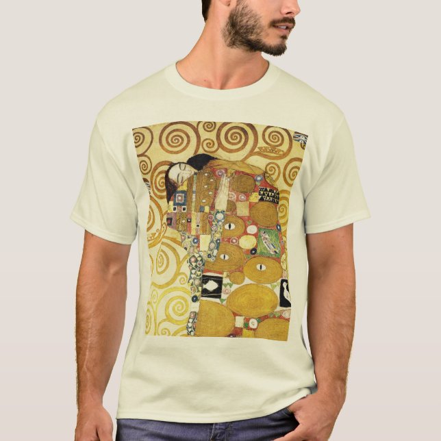 Erfüllung by Gustav Klimt T-Shirt (Front)