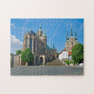 Erfurt Cathedral Germany. Jigsaw Puzzle
