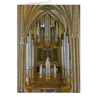 Erfurt Cathedral organ card