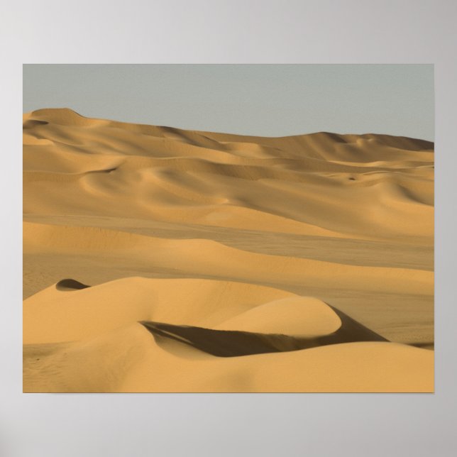 Erg Awbari, Sahara desert, Fezzan, Libya. Poster (Front)