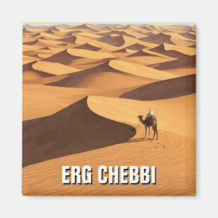 Erg Chebbi Merzouga Morocco Travel Magnet