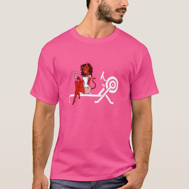 Erg Ergometer And Rowing Exercise Machine Rowing W T-Shirt (Front)